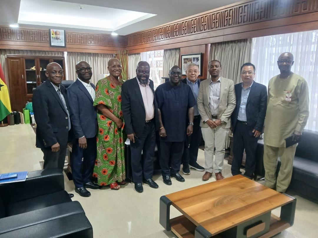 MICTON CONSULT and TIME CROWN ENGINEERING LTD. Representatives with Ghana Chief Of Staff 1