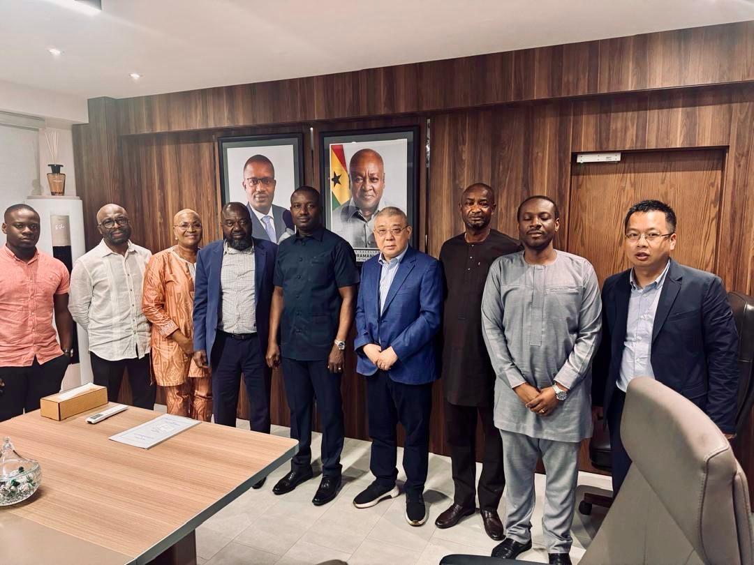 MICTON CONSULT and TIME CROWN ENGINEERING LTD. Representatives with Ghana Minister For Energy. 1