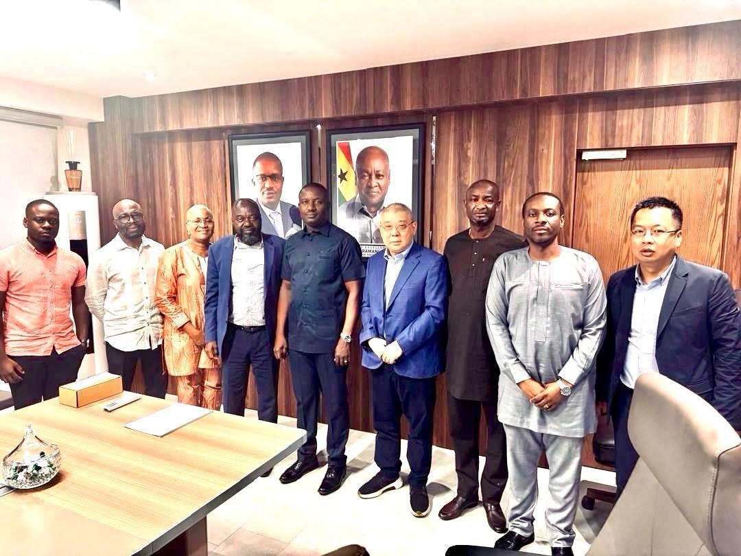 MICTON CONSULT and TIME CROWN ENGINEERING LTD. Representatives with Ghana Minister For Energy. 2