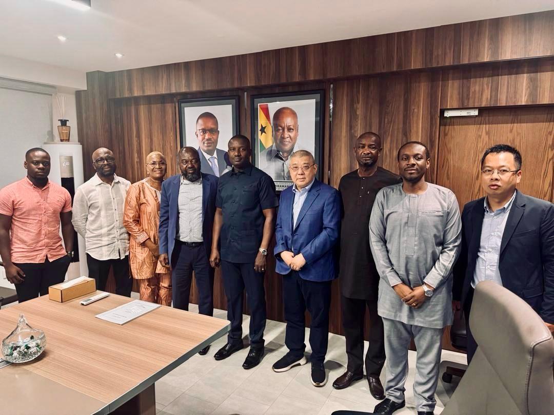 MICTON CONSULT and TIME CROWN ENGINEERING LTD. Representatives with Ghana Minister For Energy. 3