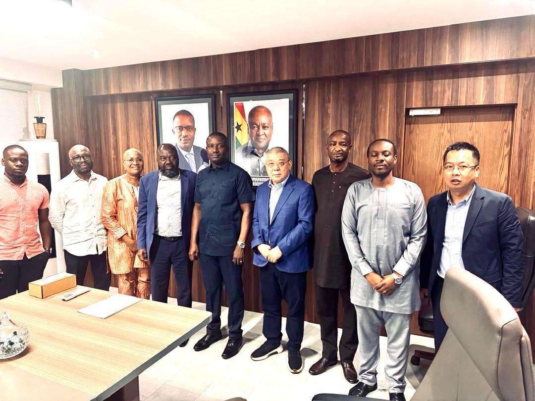 MICTON CONSULT and TIME CROWN ENGINEERING LTD. Representatives with Ghana Minister For Energy. 6