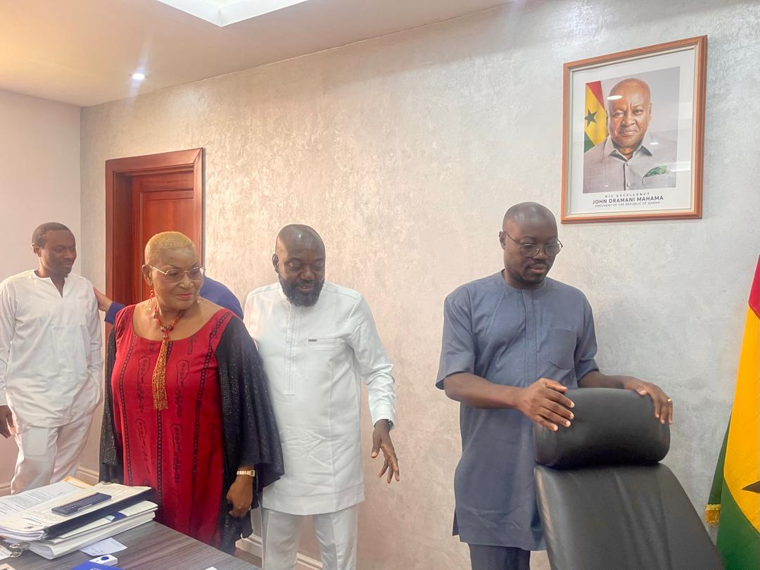 MICTON CONSULT and TIME CROWN ENGINEERING LTD. Representatives with Ghana Minister For Finance. 3