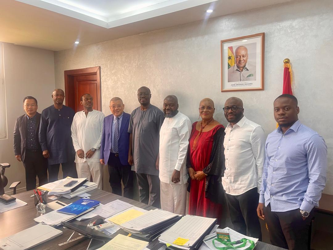 MICTON CONSULT and TIME CROWN ENGINEERING LTD. Representatives with Ghana Minister For Finance. 4